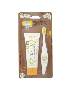 Combo Pasta de Dientes y Cepillo Jack N' Jill - Plátano