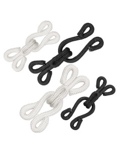 60 Juegos de Ganchos y Ojos para Coser - Reemplazo Ropa DIY