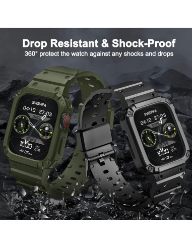 Banda con Estuche GZ GZHISY para Apple Watch 38-41mm 2 Pack