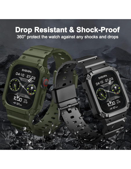 Banda con Estuche GZ GZHISY para Apple Watch 38-41mm 2 Pack