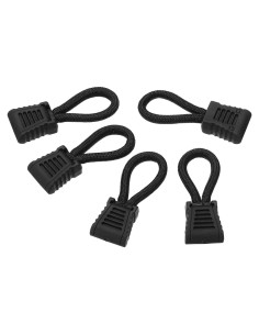 Tiradores de Cremallera PATIKIL, Paquete de 10, Negro