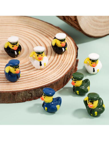 40 Mini Patos de Resina Lyreh para Decoración Jardín Fiesta
