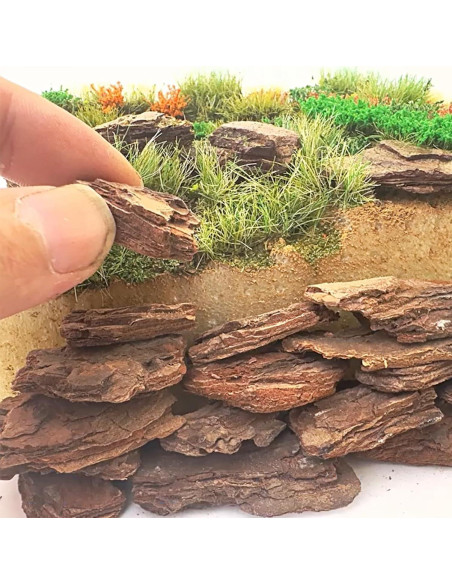 Kit de corteza de árbol en miniatura Woohome 100g 12-25mm
