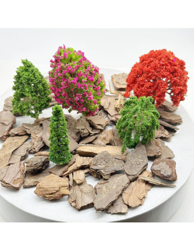 Kit de corteza de árbol en miniatura Woohome 100g 12-25mm