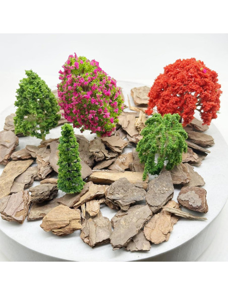 Kit de corteza de árbol en miniatura Woohome 100g 12-25mm