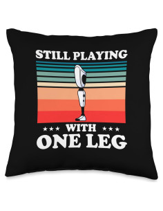 Cojín Temático Pierna Artificial 40x40 cm - Multicolor