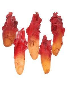 Dedos Falsos Realistas Artibetter para Halloween - 5 Piezas