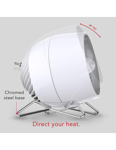 Calefactor Eléctrico Vornado Pivot Heat 1500W Blanco
