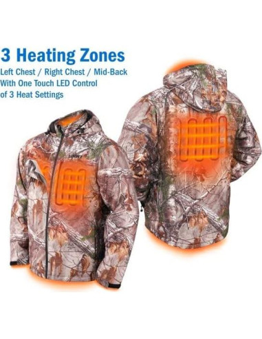 Chaqueta calefaccionada Hart 2X Camuflaje - 8h Batería