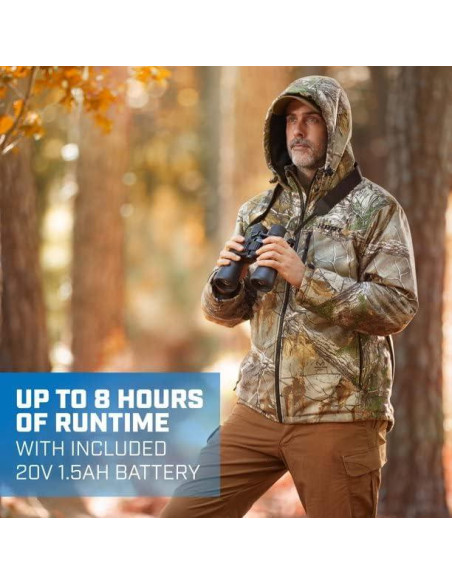 Chaqueta calefaccionada Hart 2X Camuflaje - 8h Batería