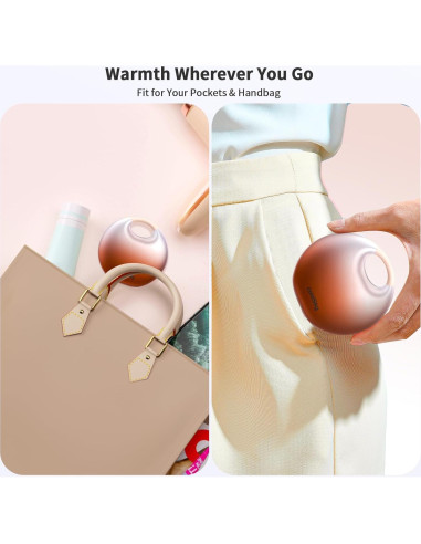 Calentador de Manos Eléctrico coldSky YL129 4000mAh Naranja