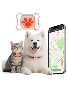 Rastreador GPS para mascotas VKAFW - Ligero, impermeable, sin suscripción