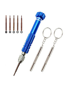 Kit de Reparación de Gafas ESINAM 5 en 1 con Destornillador Mini