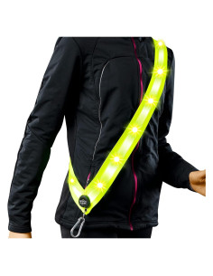 Chaleco Reflectante LED Recargable NordicFlows para Paseos Nocturnos