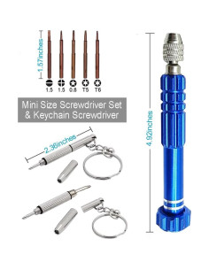 Destornillador Multifuncional 5 en 1 ESINAM Azul 2