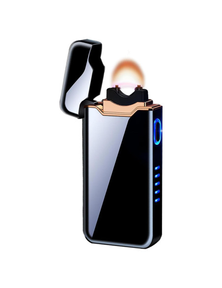 Encendedor Eléctrico a Prueba de Viento SKRFIRE Negro - Recargable USB