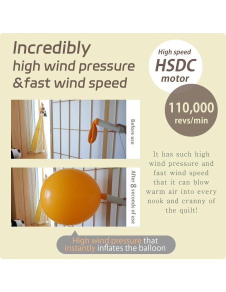 Calentador de Cama HIKALION BW107 Retráctil 700W 4 Modos