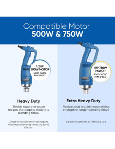 Batidora de Inmersión Eléctrica TK Tartle Kitchen 45.72cm 350W 2