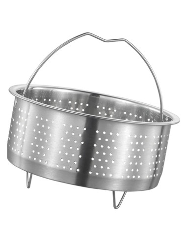 Cesta de Vapor Plegable Hemoton 20 cm Acero Inoxidable Multiusos