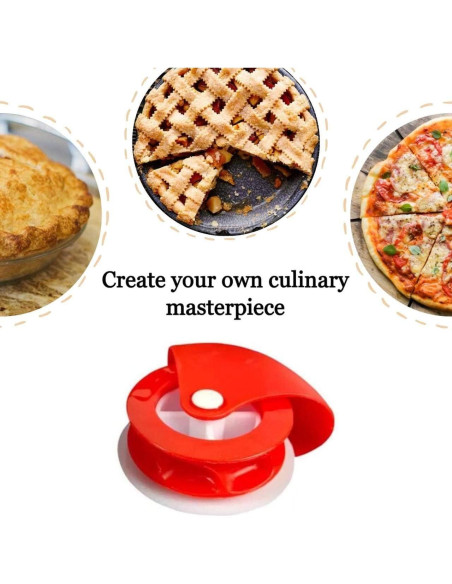 Cortadora Decoradora de Masa BELMAKS - Rueda Pastelería 8x9.5 cm