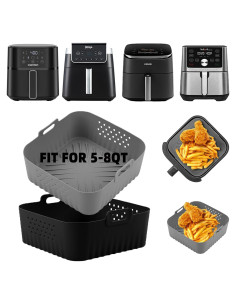 Forros de Silicona Reutilizables LYHOLKEER para Freidora 6QT