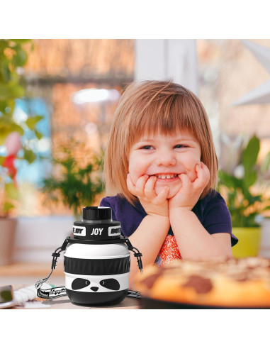 Botella de Agua Acero Inoxidable BOTTLE JOY Panda 473 ml