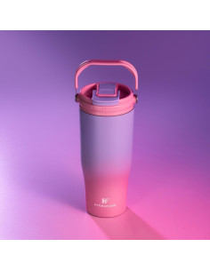 Taza de Viaje HYDRAFLOW 30 oz Acero Inoxidable Aislada 2