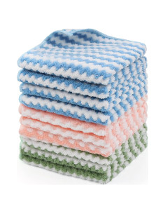 10 Trapos de Microfibra TEESOD para Limpieza y Cocina