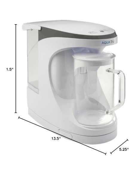 Bandeja Deslizante AquaTru para Carafe de Encimera - Ahorra Espacio