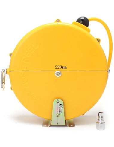 Mini Carrete de Manguera de Aire SF Air Tool 7.92m Automático