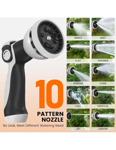 Carrete de Manguera de Jardín Retráctil AYURA 20,12 m UV