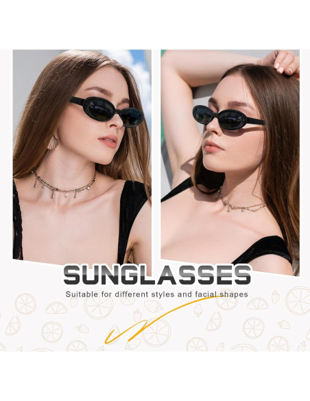 Gafas de Sol Retro Ovaladas DANAMY con Protección UV400