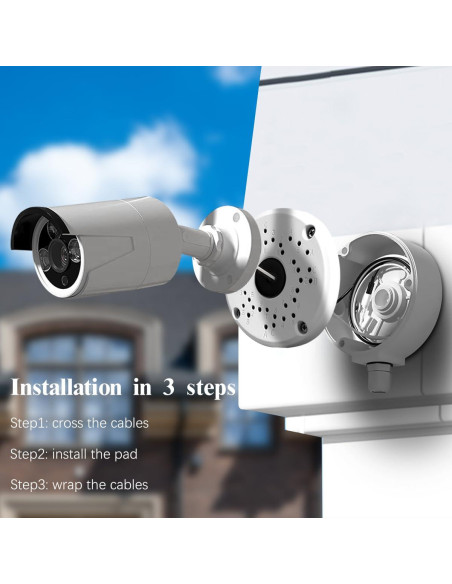 Caja de Conexiones Universal OOSSXX Impermeable para Cámara de Seguridad