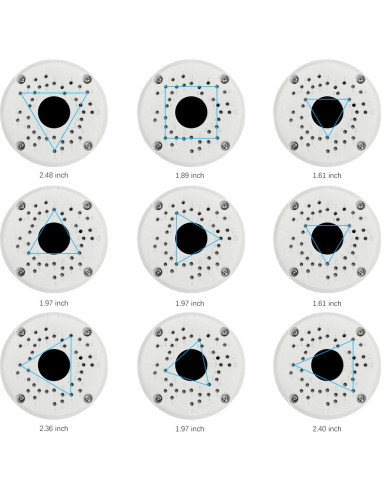 Caja de Conexiones Universal OOSSXX Impermeable para Cámara de Seguridad