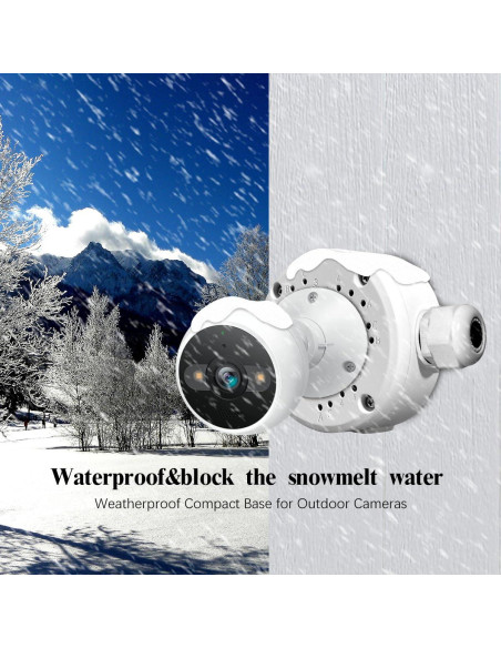 Caja de Conexiones Universal OOSSXX Impermeable para Cámara de Seguridad