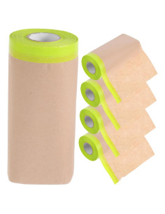 5 Piezas Cinta de Enmascarar Autoadhesiva Veemoon 590.5x16cm