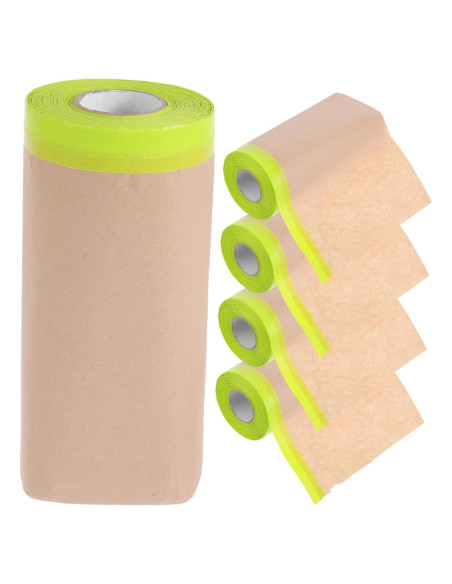 5 Piezas Cinta de Enmascarar Autoadhesiva Veemoon 590.5x16cm