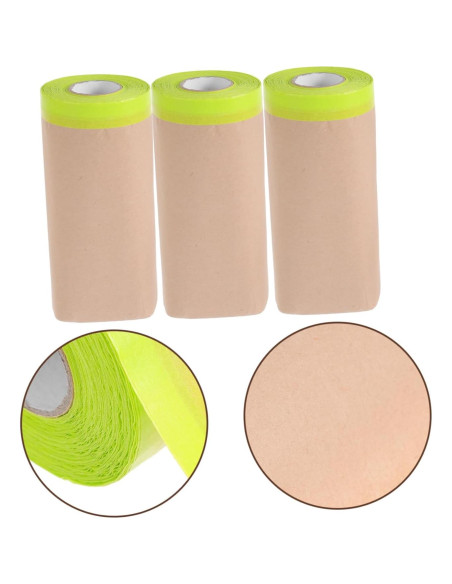 5 Piezas Cinta de Enmascarar Autoadhesiva Veemoon 590.5x16cm