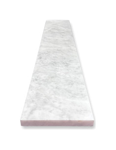 Umbral de Mármol Carrara Gris Claro Tenedos 15.24x152.4 cm