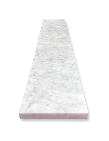 Umbral de Mármol Carrara Gris Claro Tenedos 15.24x152.4 cm