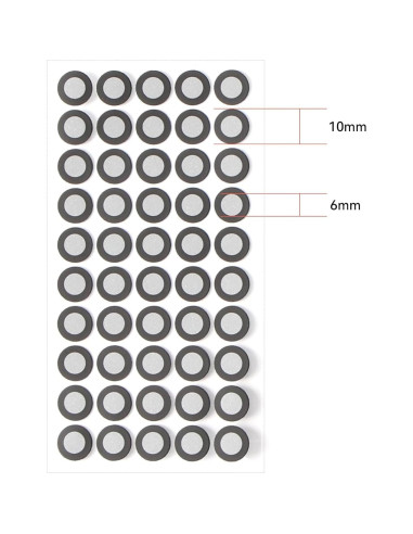 Marcadores de Escaneo 3D Creality 6 mm - 10 Hojas 400 Puntos