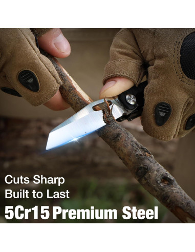 Cuchillo Multiherramienta Mossy Oak 12 en 1 con Mango G10