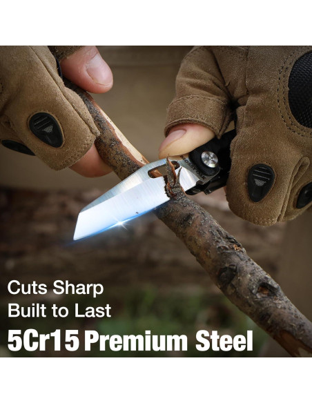 Cuchillo Multiherramienta Mossy Oak 12 en 1 con Mango G10