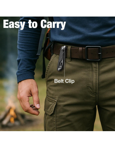 Cuchillo Multiherramienta Mossy Oak 12 en 1 con Mango G10