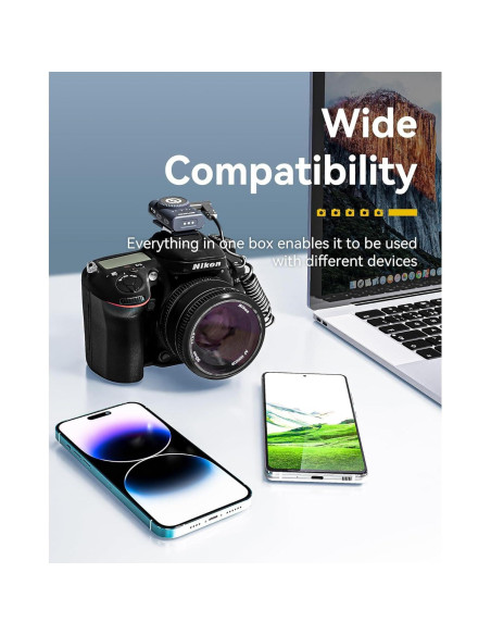 Sistema de micrófono inalámbrico Hollyland Lark M2 Duo para 2 personas