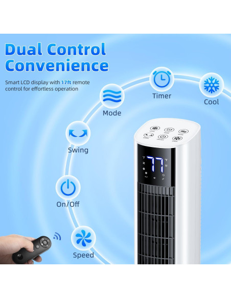 Acondicionador de Aire Portátil FANCOLE TS05 44" 4L 120