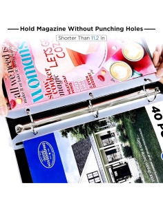 Soportes para Revistas CollectHall, 40 Piezas, Blanco 2