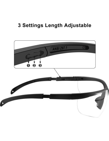 Gafas de Seguridad Xaegistac Anti-empañamiento UV400