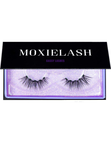 Kit de Pestañas Magnéticas Sassy MoxieLash - Delineador Líquido Mini