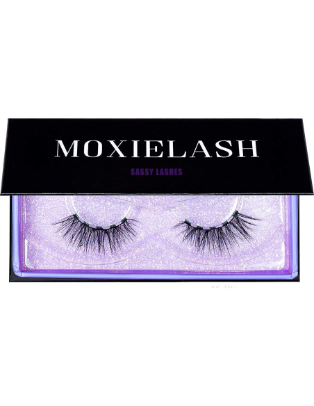 Kit de Pestañas Magnéticas Sassy MoxieLash - Delineador Líquido Mini